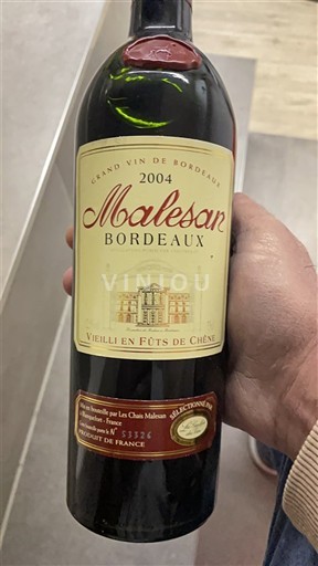 Bordeaux Malesan 2004