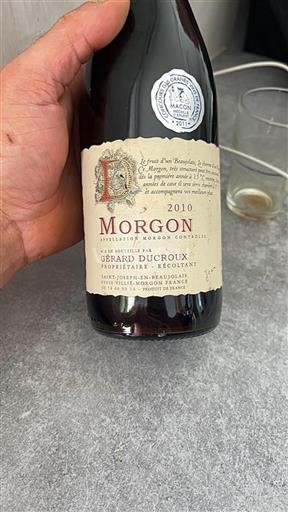 Beaujolais Morgon Gérard Ducroux 2010