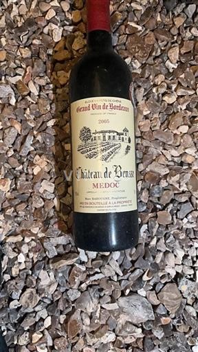 Bordeaux Médoc Bensse 2005