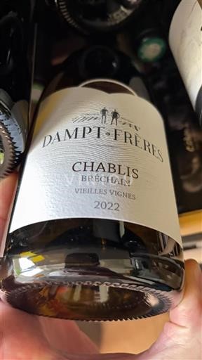 Burgund Chablis Dampt Frères Bréchain Vieilles Vignes 2022