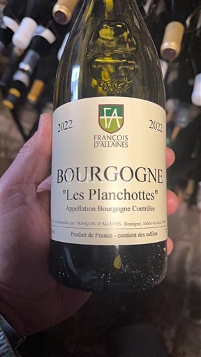 Borgoña François D’allaines Les Planchottes 2022