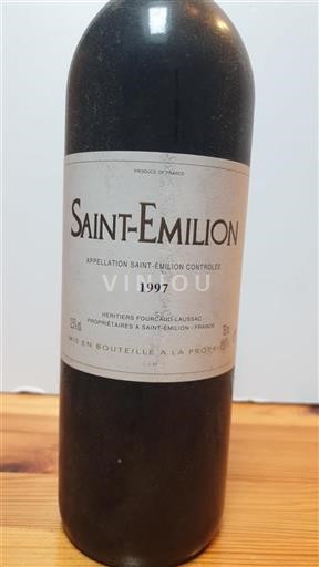 Bordeaux Saint-Émilion Hérietiers Fourcaudlussac 1997