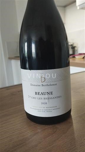 Burgundy Beaune Premier Cru Domaine Berthelemot 1er Cru Les Bressandes 2020