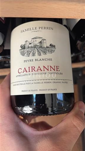 Rhônetal Cairanne Famille Perrin Peyre Blanche 2022