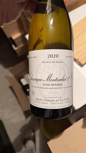 Borgoña No especificado Premier Cru Marc Colin Et Ses Fils Vide-Bourse 2020