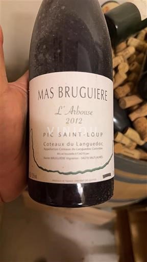 Languedoc Pic-saint-loup Mas Bruguière L'Arbouse 2012