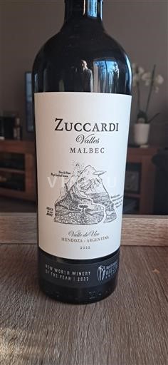 Mendoza Thung lũng Uco Zuccardi Valles Malbec 2021