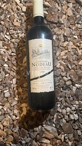 Bordeaux Côtes-de-bourg Château Nodeau 2006
