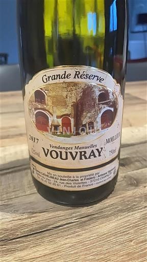 Vallée de la Loire Vouvray Caves Cathelineau Grande Réserve 2017