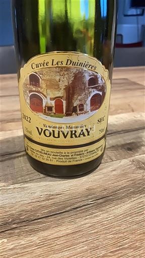 Loire-dalen Vouvray Catherineau Les Duinières 2022