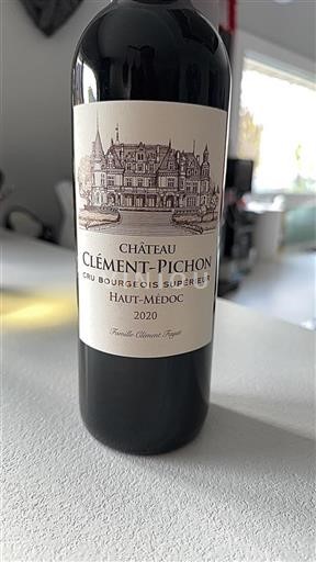 Bordeaux Haut-Médoc Cru Bourgeois Supérieur Château Clémentpichon 2020