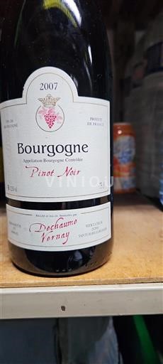 Bourgogne Dechaume Vernay Pinot Noir 2007