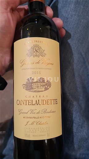 Bordeaux Graves-de-Vayres Château Cantelaudette Prestige 2015