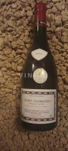 Borgonha Gevrey-chambertin Bernard Coillot Père & Fils Vielles Vignes 2011