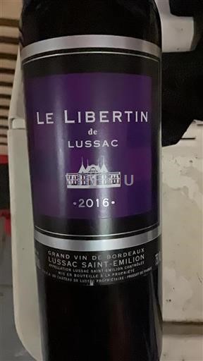 Bordeaux Lussac-saint-émilion Lussac Le Libertin 2016
