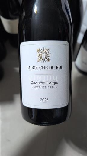 Vin Rouge sec Coquille Rouge La Bouche du Roi 2023 France Vallée de la Loire Saumur-champigny AOC