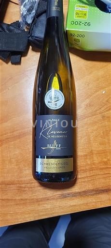 Alsace Klevener de Heiligenstein Domaine Ruff Schwendelhiesel Vieilles Vignes 2024
