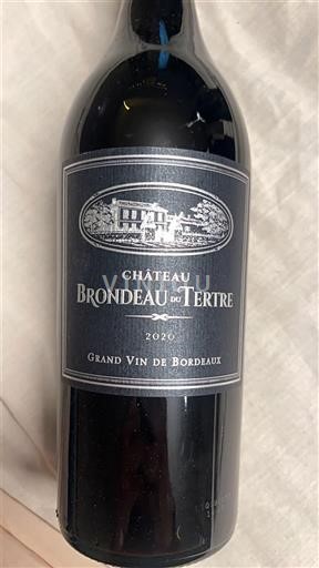 Burdeos Bordeaux Château Brondeau Du Tertre 2020