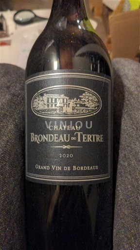 Bordeaux Château Brondeau Du Tertre 2020