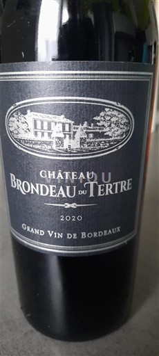 Bordeaux Château Brondeau Du Tertre 2020