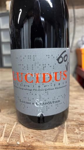 Alpit ja Rhônen maat Rhodanien rinteet Lucidi & Chapoutier Lucidus 2018