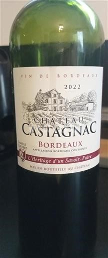 Bordeaux Château Castagnac 2022