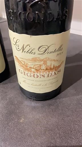 Rhônen laakso Gigondas Les Nobles Dentelles 2018