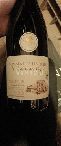 Linguadoca Saint-Chinian Domaine La Linquière Le Chant des Cigales 2022