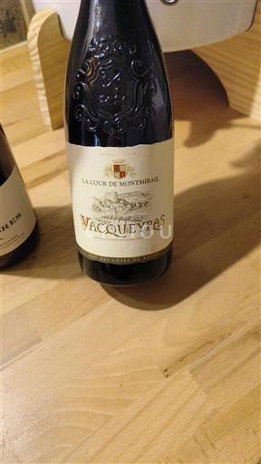 Rhône Valley Vacqueyras La Cour De Montmirail 2023