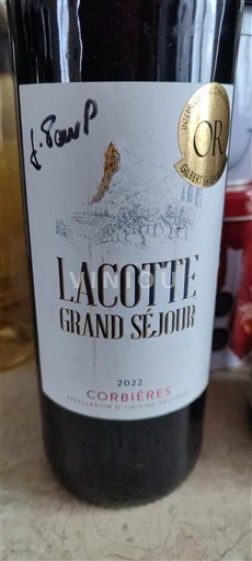 Languedoc Corbières Lacotte Grand Séjour 2022