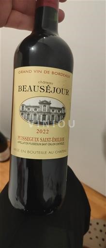 Burdeos Puisseguin-saint-émilion Château Beauséjour 2022