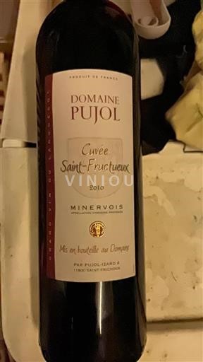 Linguadoca Minervois Domaine Pujol Saint-Fructueux 2010