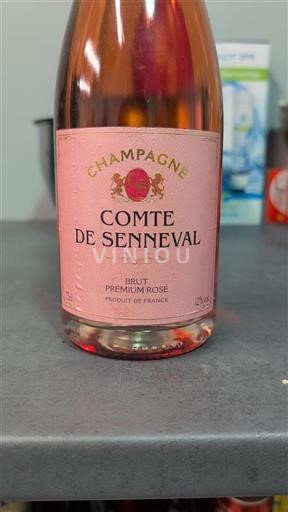 Champaña Champán Comte De Senneval Brut Premium Rosé Sin añada