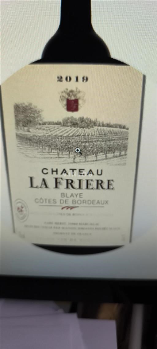 Bordéus Blaye-Côtes-de-Bordéus Château La Frière 2019