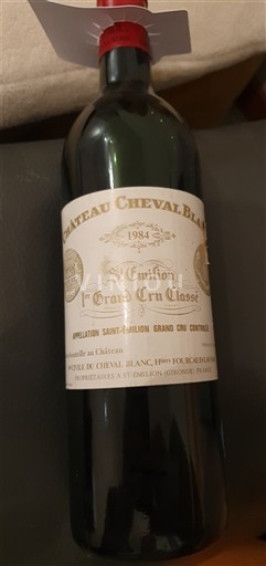 Bordeaux Saint-Émilion Premier Grand Cru Classé Château Cheval Blanc 1984