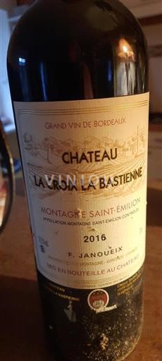 Bordeaux Montagne-saint-émilion Château La Croix La Bastienne 2016