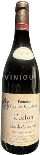 Burgundsko Corton Grand Cru Cachatocquidant Clos des Vergennes 2016