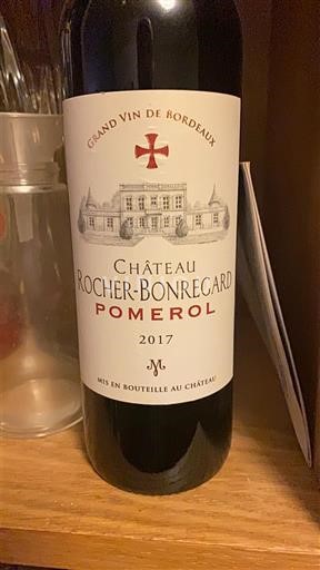 Bordeaux Pomerol Château Rocherbonregard 2017