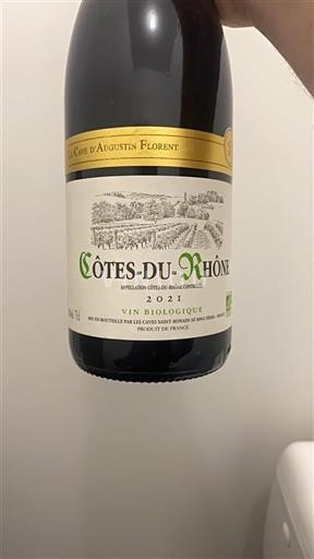 Rhônevallei Côtes-du-rhône La Cave Augustin Florent 2021