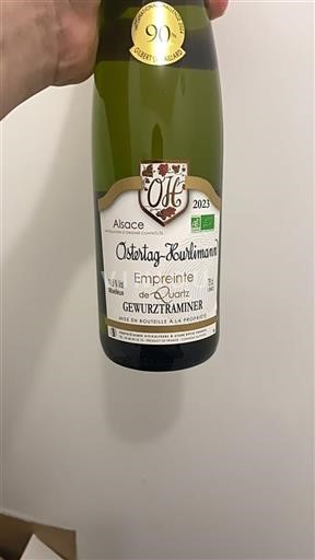Alsace Ostertaghurlimann Empreinte de Quartz Gewurztraminer 2023