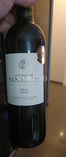 Bordeaux Médoc Château de Panigon 2019