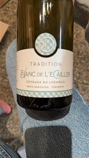 Lyonês Coteaux-do-Lyonês Regis Descotes Blanc de l'Ecailler 2023