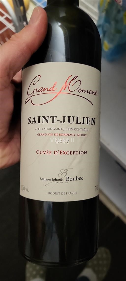 Bordeaux Saint-Julien Maison Johanès Boubée Grand Moment 2022