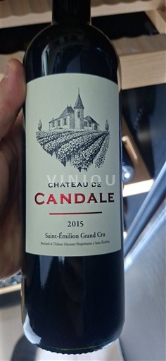 Bordeaux Saint-Émilion Grand Cru Grand Cru Château Candale 2015