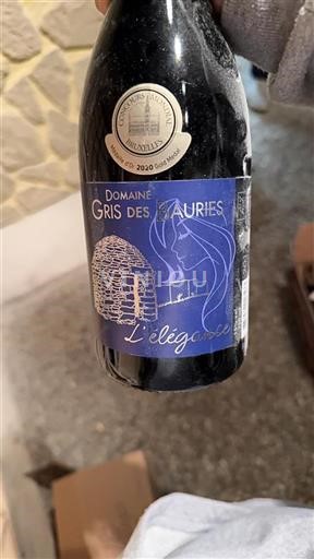 Vale do Ródano Côtes-do-Ródano Domaine Gris Des Bauries L'élégance 2017