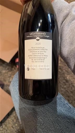 Provence, Nedre Rhônedal, Korsika Middelhavet Domaine Ferrotin 2020
