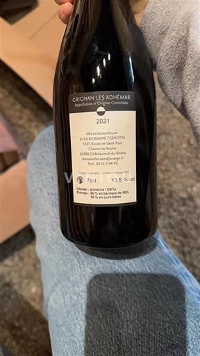 Rona dolina Grignan-les-Adhémar Domaine Ferrotin 2021