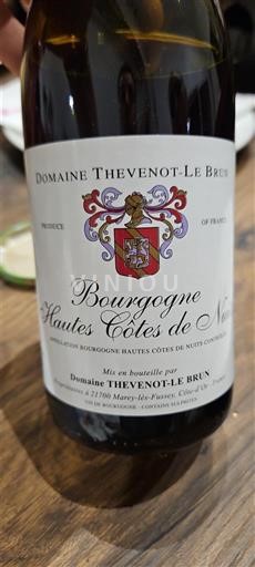 Borgogna Non specificato Domaine Thevenotle Brun 2023