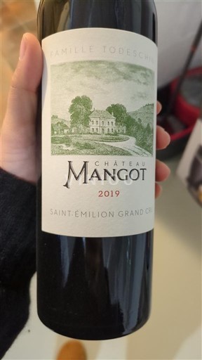Burdeos Saint-Émilion Gran Cru Grand Cru Château Mangot 2019