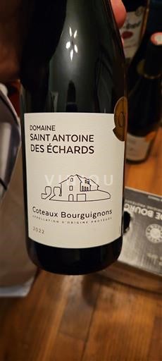 Burgundy Coteaux Bourguignons Domaine Saint Antoine Des Echards 2022